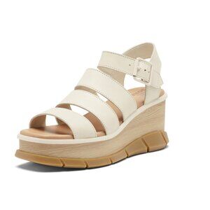 Sorel Women's Joanie III Ankle Strap Sandals Size 9 White